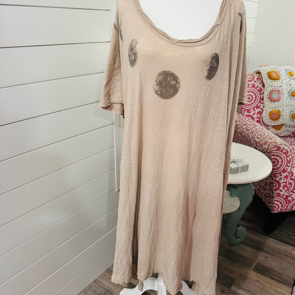 Magnolia Pearl Beige Moon Phases Dress